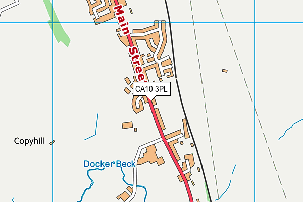 CA10 3PL map - OS VectorMap District (Ordnance Survey)