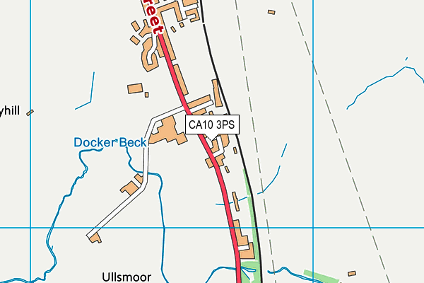 CA10 3PS map - OS VectorMap District (Ordnance Survey)
