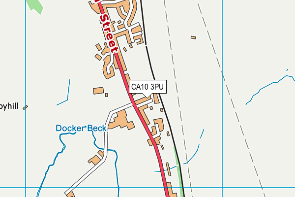 CA10 3PU map - OS VectorMap District (Ordnance Survey)