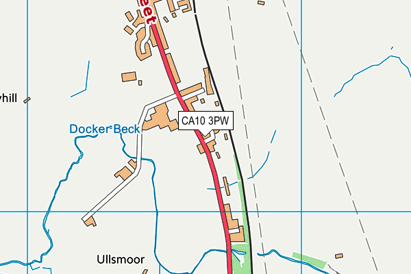 CA10 3PW map - OS VectorMap District (Ordnance Survey)