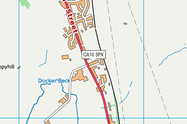 CA10 3PX map - OS VectorMap District (Ordnance Survey)