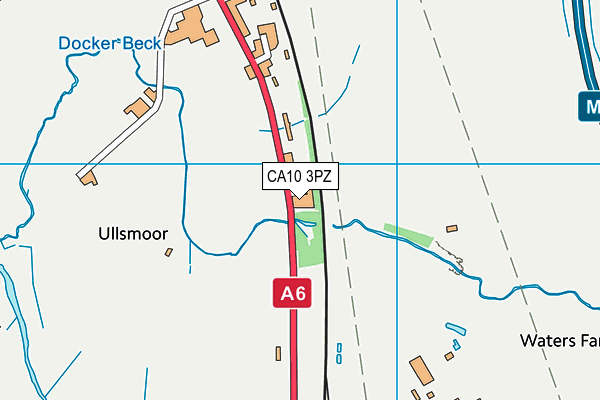 CA10 3PZ map - OS VectorMap District (Ordnance Survey)