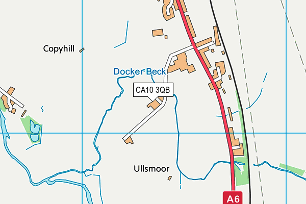 CA10 3QB map - OS VectorMap District (Ordnance Survey)