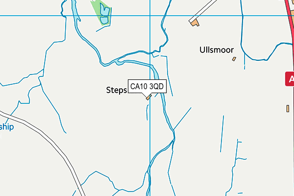 CA10 3QD map - OS VectorMap District (Ordnance Survey)