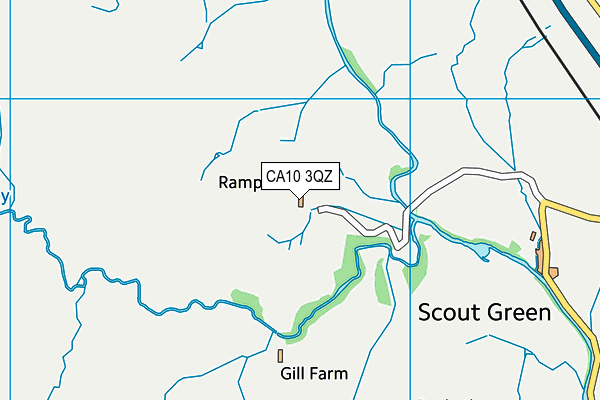 CA10 3QZ map - OS VectorMap District (Ordnance Survey)