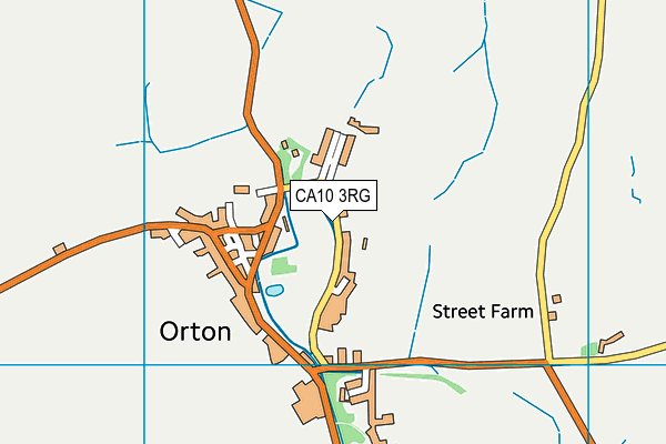 Orton CofE School map (CA10 3RG) - OS VectorMap District (Ordnance Survey)