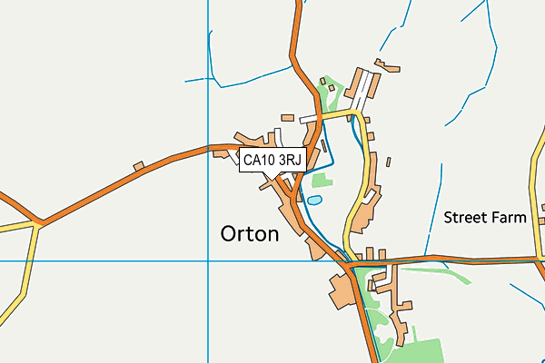 CA10 3RJ map - OS VectorMap District (Ordnance Survey)