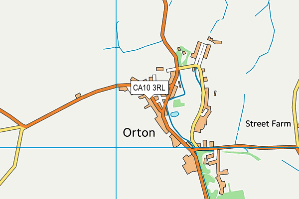 CA10 3RL map - OS VectorMap District (Ordnance Survey)