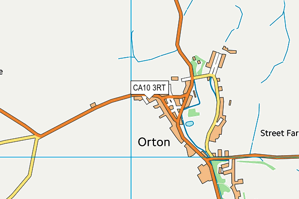 CA10 3RT map - OS VectorMap District (Ordnance Survey)