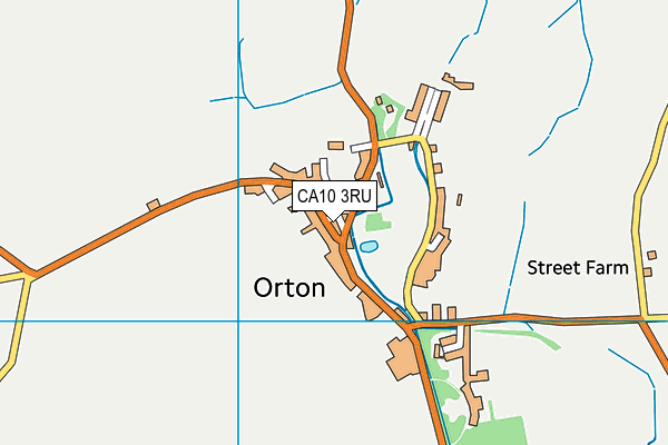 CA10 3RU map - OS VectorMap District (Ordnance Survey)