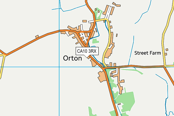 CA10 3RX map - OS VectorMap District (Ordnance Survey)