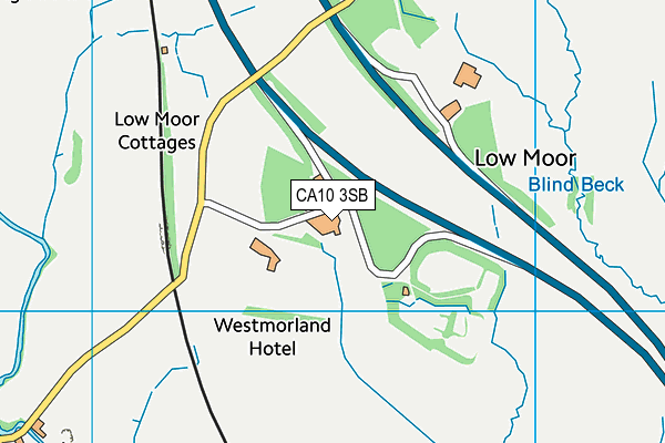 CA10 3SB map - OS VectorMap District (Ordnance Survey)