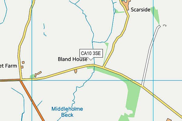 CA10 3SE map - OS VectorMap District (Ordnance Survey)