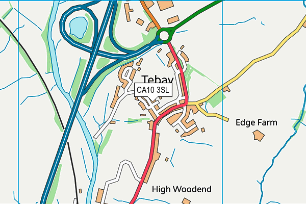 CA10 3SL map - OS VectorMap District (Ordnance Survey)