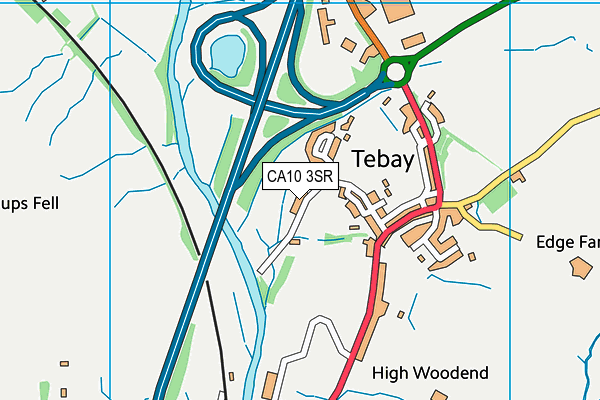 CA10 3SR map - OS VectorMap District (Ordnance Survey)