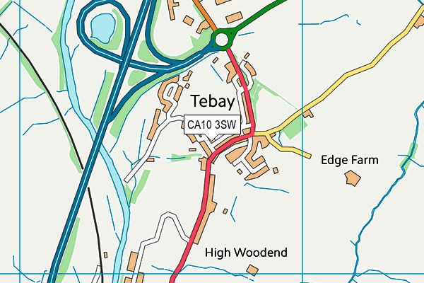 CA10 3SW map - OS VectorMap District (Ordnance Survey)