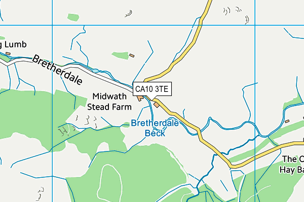 CA10 3TE map - OS VectorMap District (Ordnance Survey)