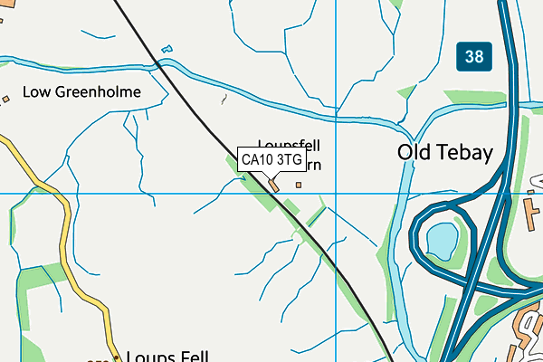 CA10 3TG map - OS VectorMap District (Ordnance Survey)