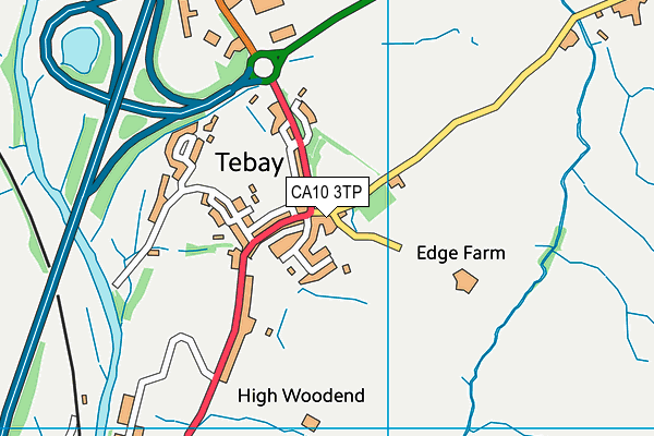 CA10 3TP map - OS VectorMap District (Ordnance Survey)