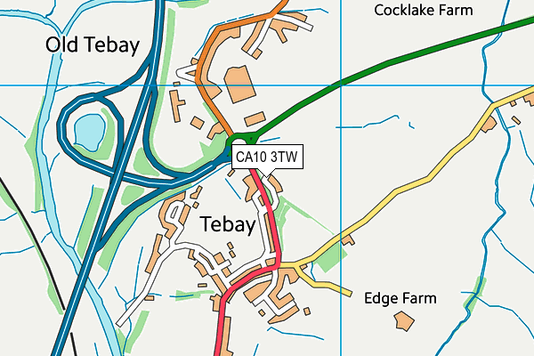 CA10 3TW map - OS VectorMap District (Ordnance Survey)