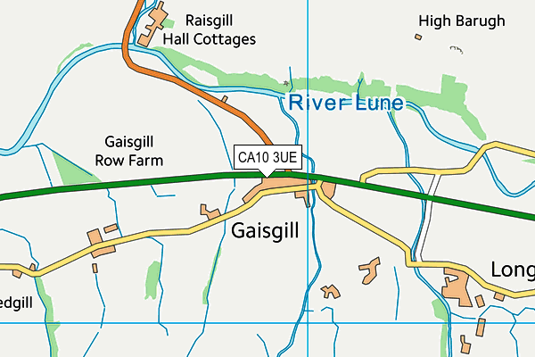 CA10 3UE map - OS VectorMap District (Ordnance Survey)