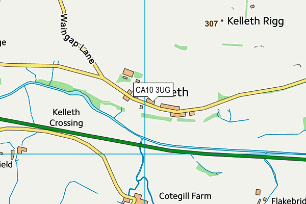 CA10 3UG map - OS VectorMap District (Ordnance Survey)