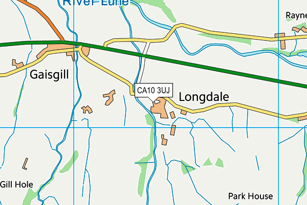 CA10 3UJ map - OS VectorMap District (Ordnance Survey)