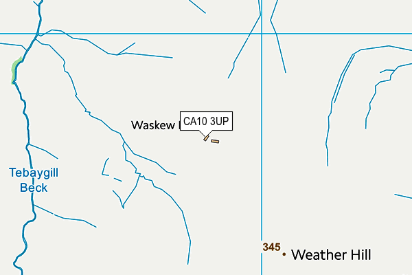 CA10 3UP map - OS VectorMap District (Ordnance Survey)