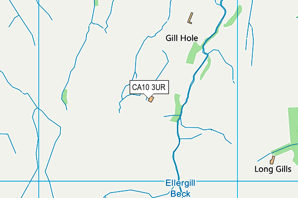 CA10 3UR map - OS VectorMap District (Ordnance Survey)