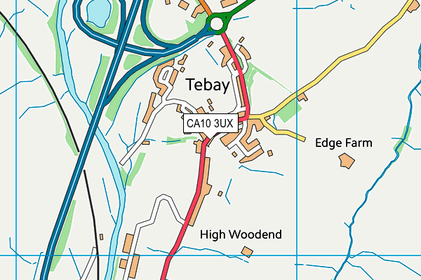 CA10 3UX map - OS VectorMap District (Ordnance Survey)