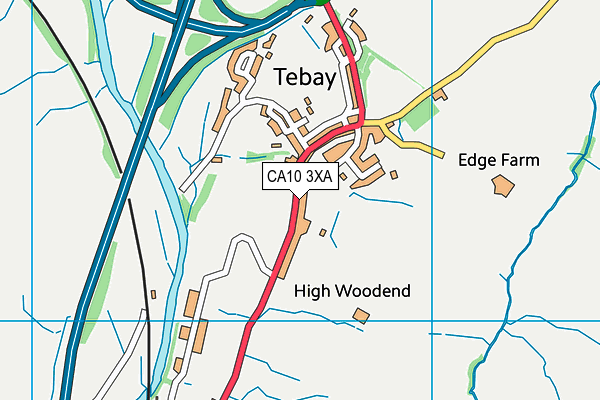 CA10 3XA map - OS VectorMap District (Ordnance Survey)