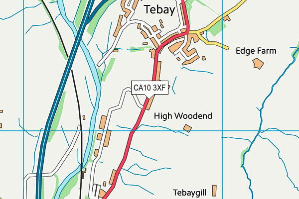 CA10 3XF map - OS VectorMap District (Ordnance Survey)