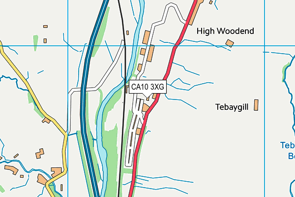 CA10 3XG map - OS VectorMap District (Ordnance Survey)