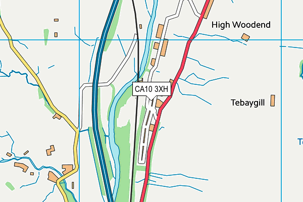 CA10 3XH map - OS VectorMap District (Ordnance Survey)