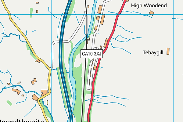 CA10 3XJ map - OS VectorMap District (Ordnance Survey)