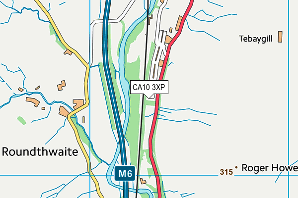 CA10 3XP map - OS VectorMap District (Ordnance Survey)