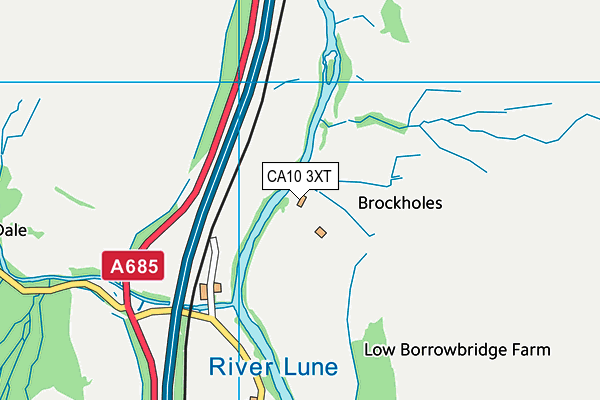 CA10 3XT map - OS VectorMap District (Ordnance Survey)