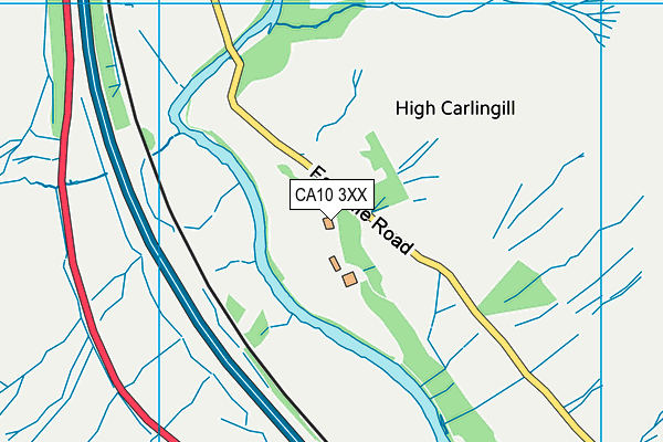 CA10 3XX map - OS VectorMap District (Ordnance Survey)