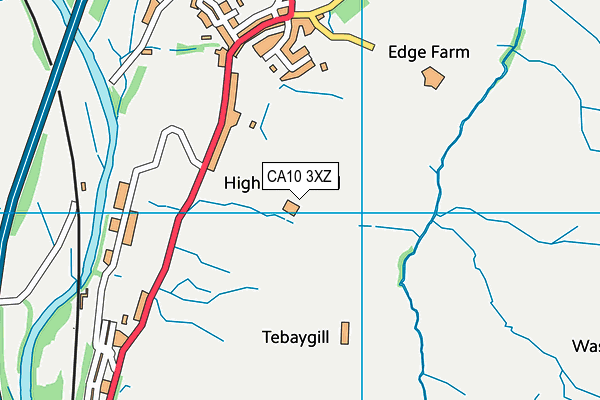 CA10 3XZ map - OS VectorMap District (Ordnance Survey)