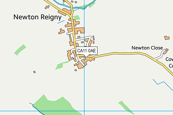 CA11 0AE map - OS VectorMap District (Ordnance Survey)