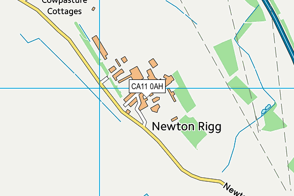 Newton Rigg College map (CA11 0AH) - OS VectorMap District (Ordnance Survey)