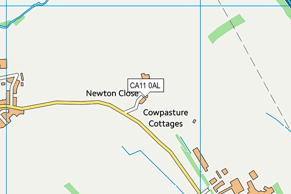 CA11 0AL map - OS VectorMap District (Ordnance Survey)