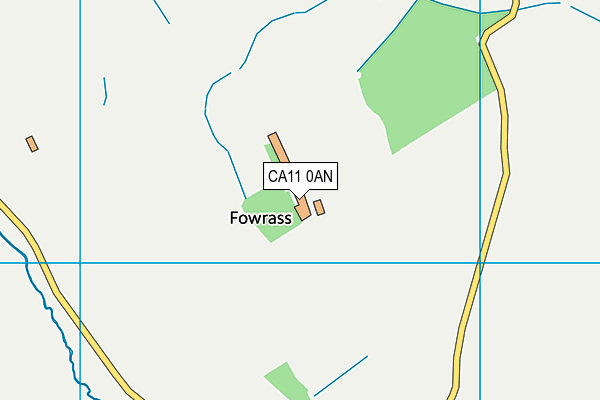 CA11 0AN map - OS VectorMap District (Ordnance Survey)