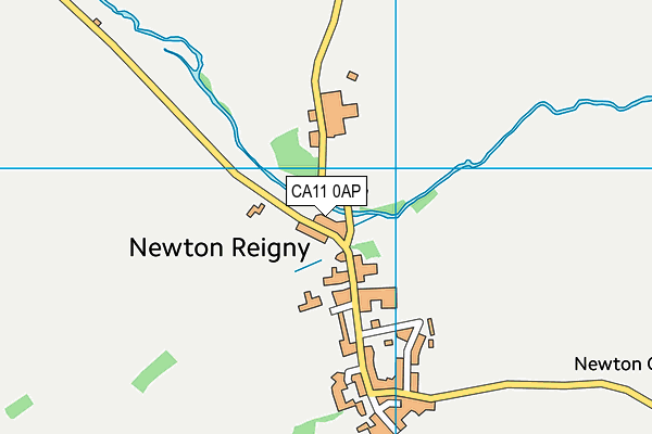 CA11 0AP map - OS VectorMap District (Ordnance Survey)