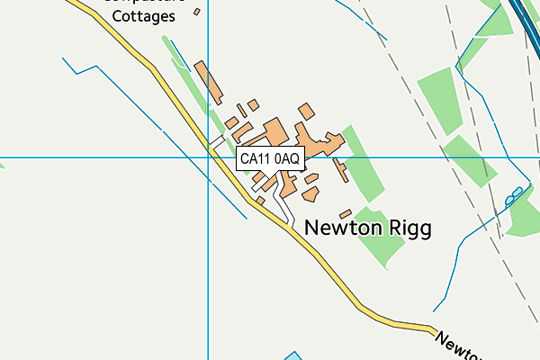 CA11 0AQ map - OS VectorMap District (Ordnance Survey)