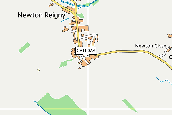 CA11 0AS map - OS VectorMap District (Ordnance Survey)