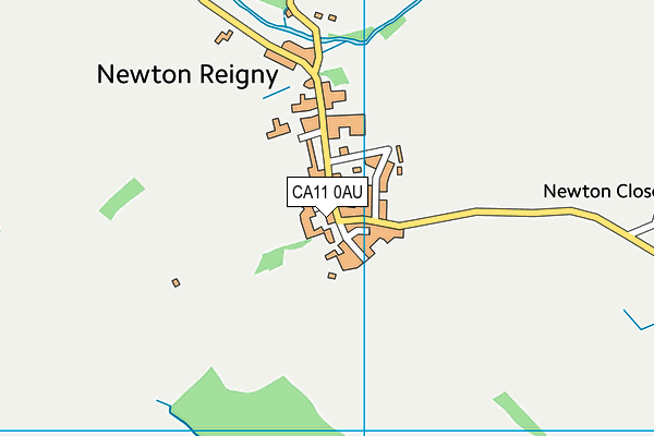 CA11 0AU map - OS VectorMap District (Ordnance Survey)