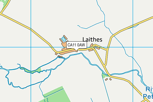 CA11 0AW map - OS VectorMap District (Ordnance Survey)