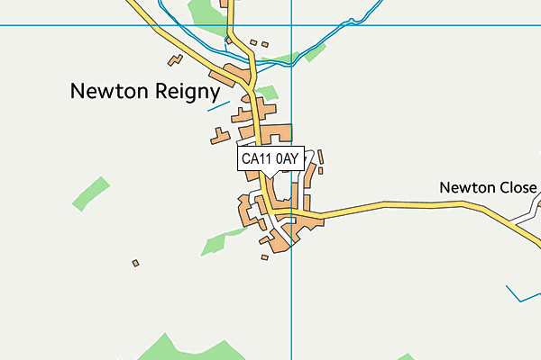 CA11 0AY map - OS VectorMap District (Ordnance Survey)