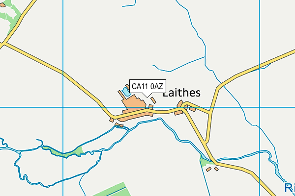 CA11 0AZ map - OS VectorMap District (Ordnance Survey)